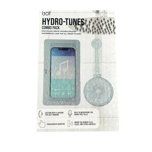 iJoy Hydro-Tunes Combo Pack Shower Speaker And Case-NIB
